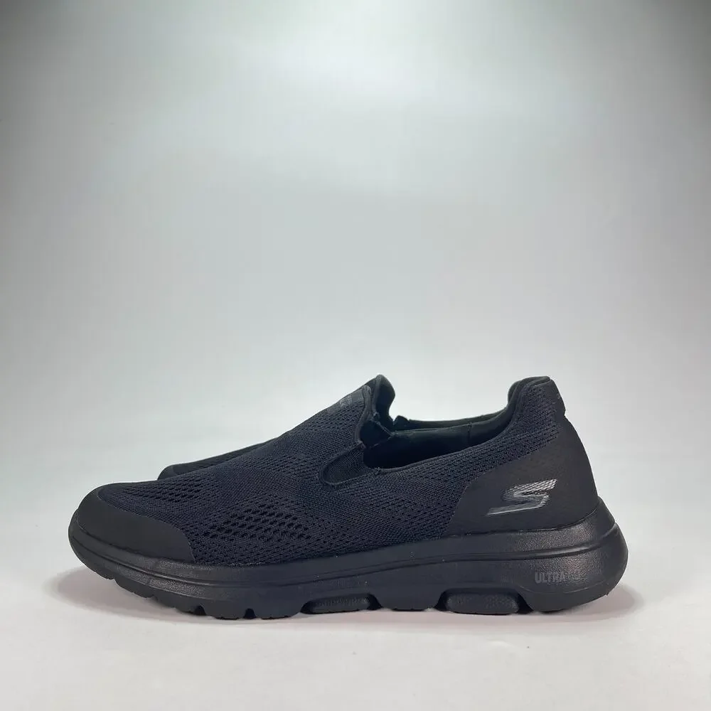 Skechers Go Walk 5 Apprize Black Comfort Walking Slip On Shoes 216039 Mens Sz 11